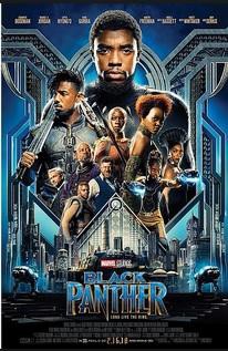 From the Black Panther theater lobby poster ad campaign